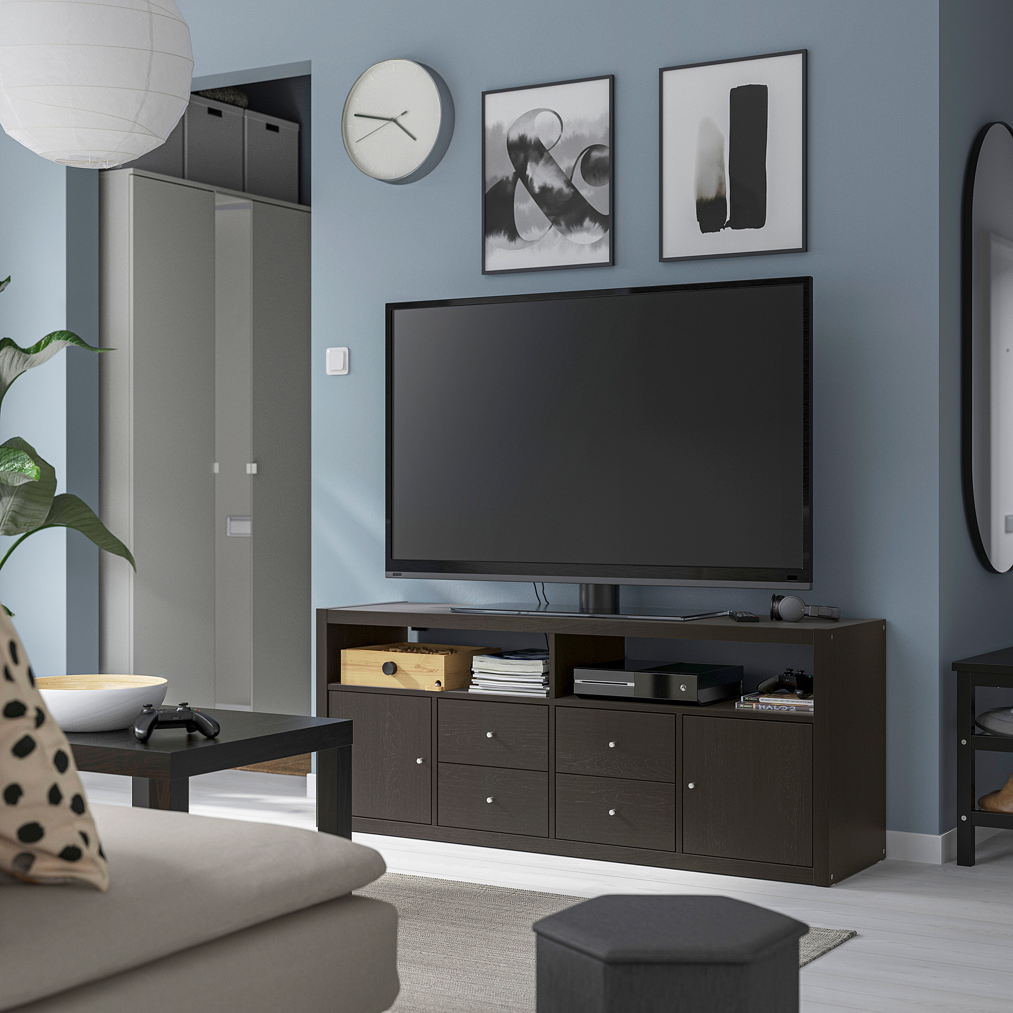 KALLAX TV storage combination