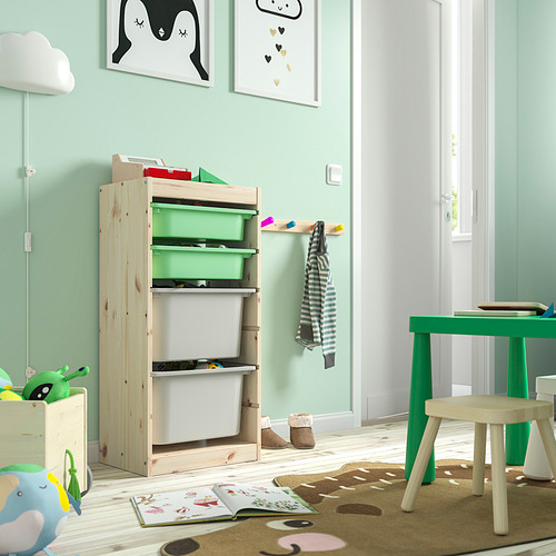TROFAST storage combination with boxes