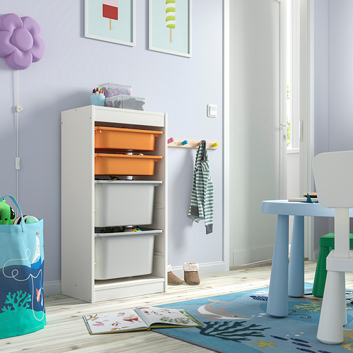 TROFAST storage combination with boxes