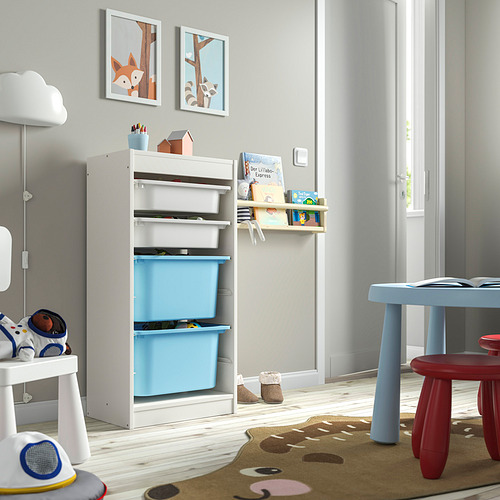 TROFAST storage combination with boxes