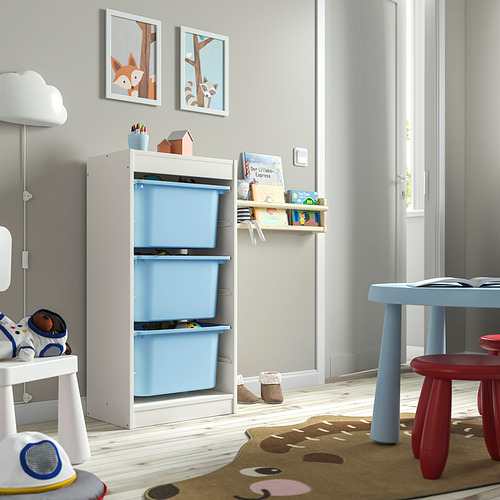 TROFAST storage combination with boxes