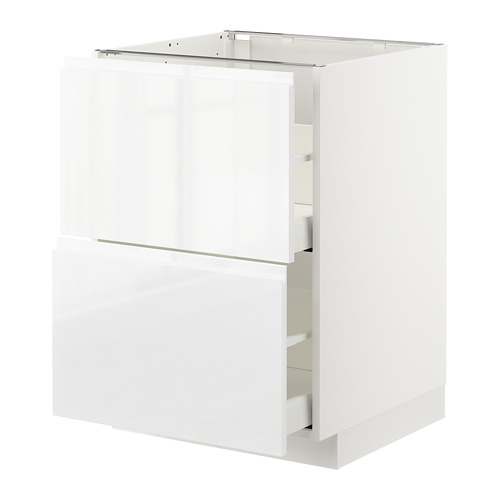 METOD/MAXIMERA base cb 2 fronts/2 high drawers