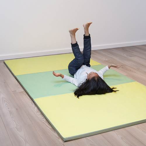 Empirisch Azijn beneden PASSBIT - folding gym mat, yellow/green/grey | IKEA Hong Kong and Macau