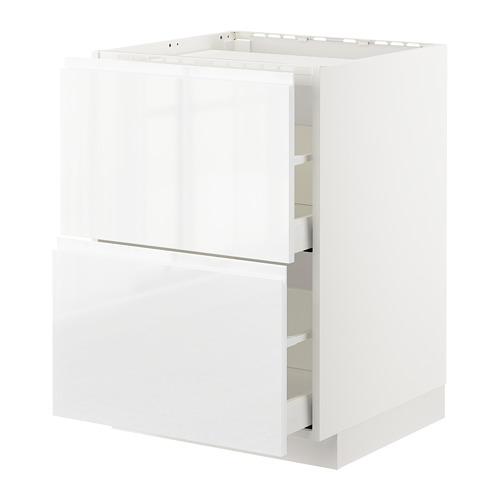 METOD/MAXIMERA base cab f hob/2 fronts/2 drawers