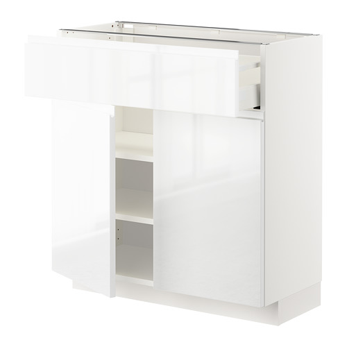 METOD/MAXIMERA base cabinet with drawer/2 doors