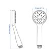 VALLAMOSSE single-spray handshower