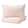 BERGPALM - 被套枕袋套裝, 淺粉紅色/條紋 | IKEA 香港及澳門 - PE814061_S1