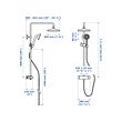 VOXNAN shower set with thermostatic mixer