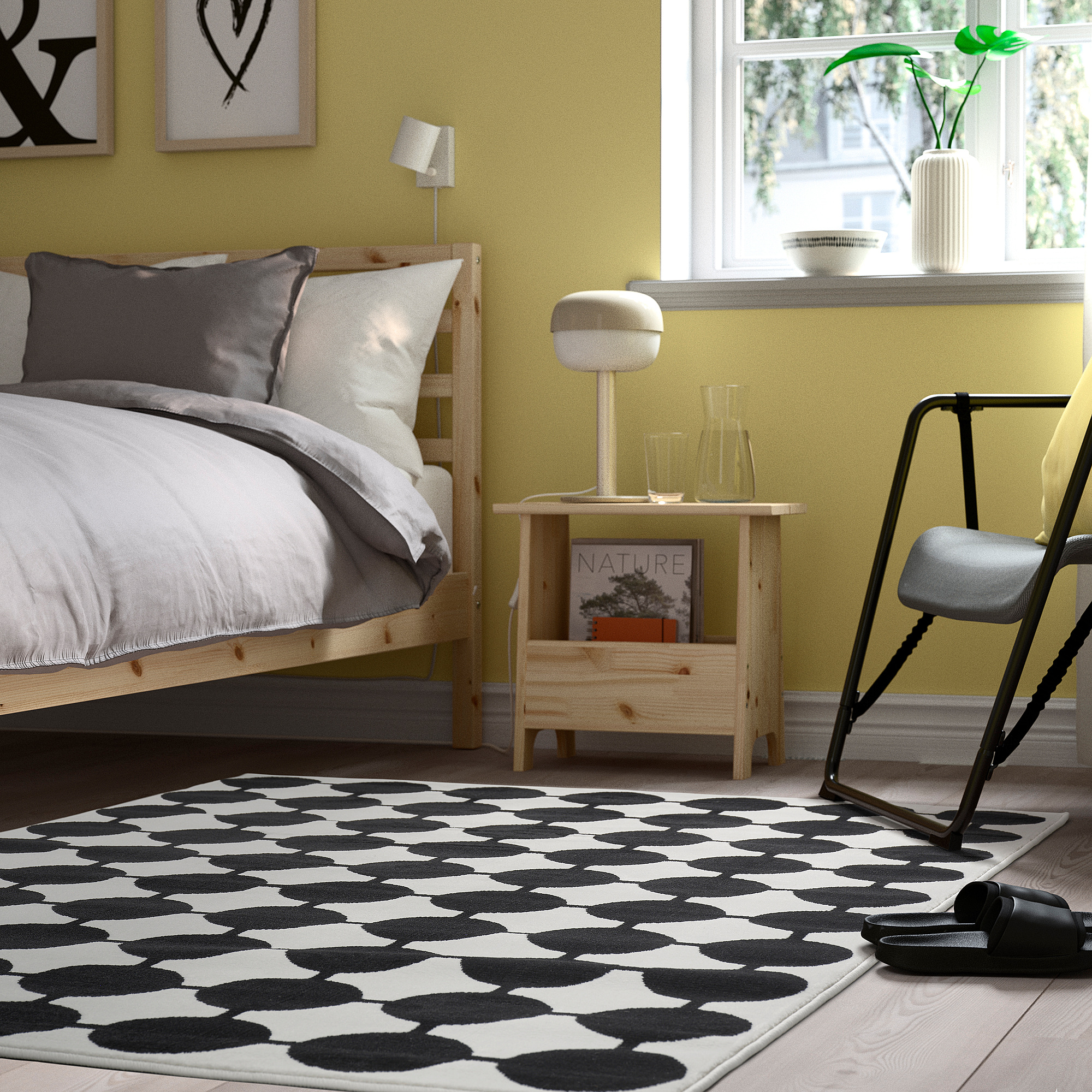 VÄNDPLATS rug, low pile