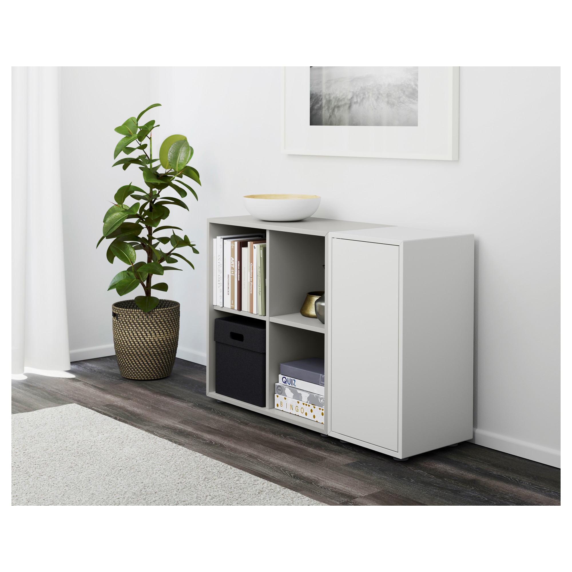 EKET combination with feet, white/light grey IKEA Hong Kong