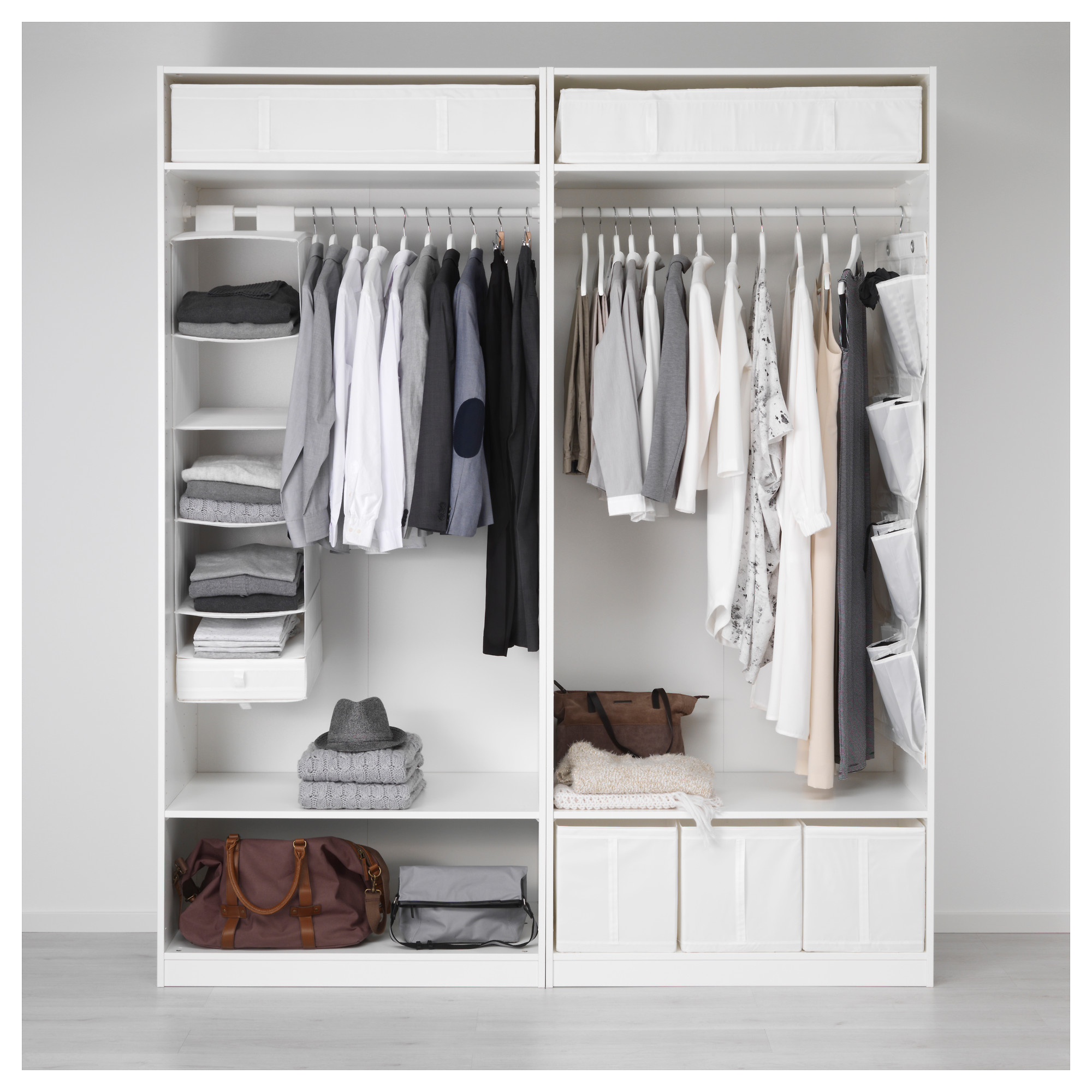 Pax Wardrobe White Hasvik White Ikea Hong Kong