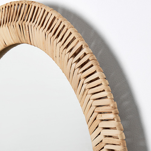 Rattan shop mirror ikea