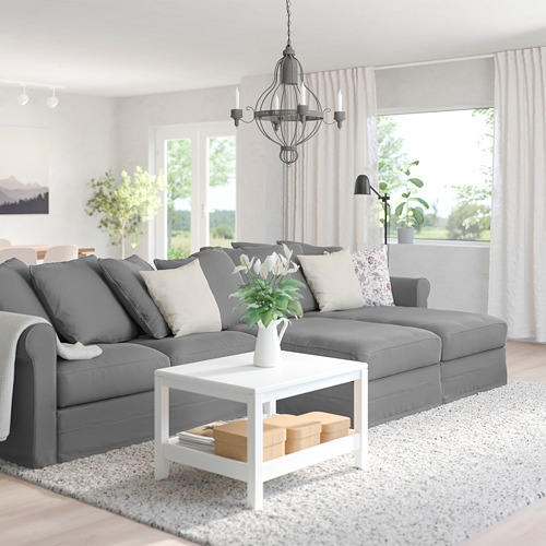 GRÖNLID 4-seat sofa with chaise longues