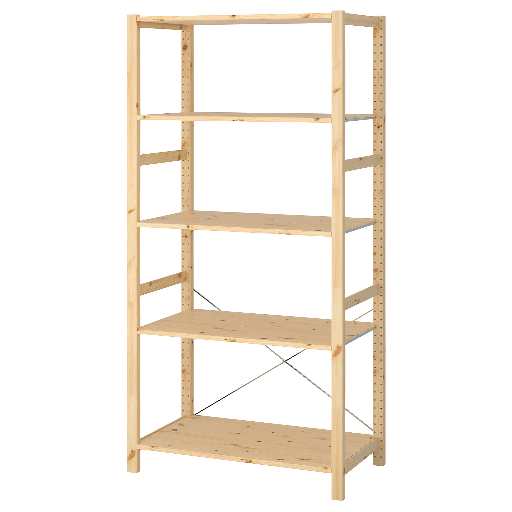 IVAR - shelving unit, 89x50x179 cm 