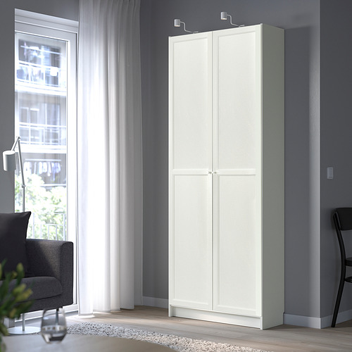 BILLY/OXBERG bookcase with doors
