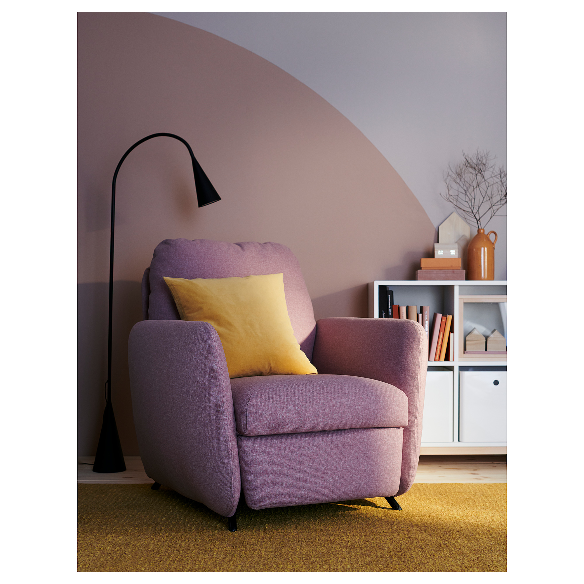 EKOLSUND - recliner, Gunnared light brown-pink | IKEA Hong Kong
