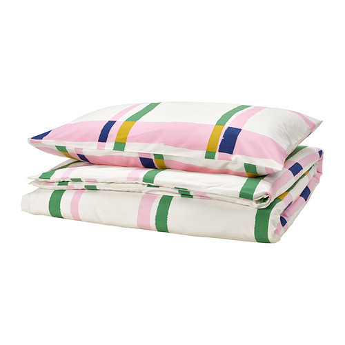 SYRABLADMAL duvet cover and pillowcase