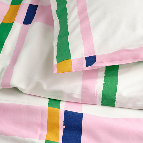 SYRABLADMAL duvet cover and pillowcase