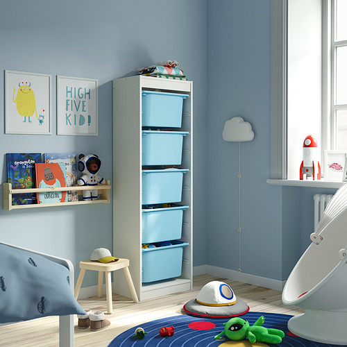TROFAST storage combination with boxes