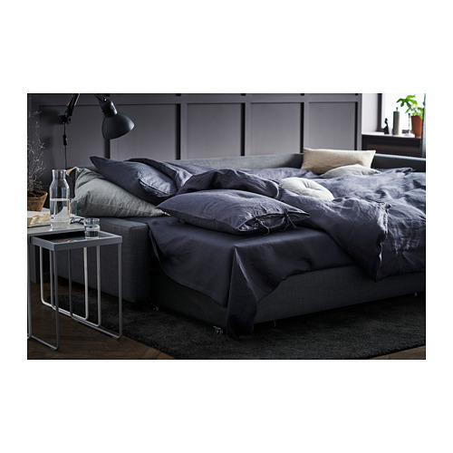 KLAGSHAMN/FRIHETEN corner sofa-bed with storage