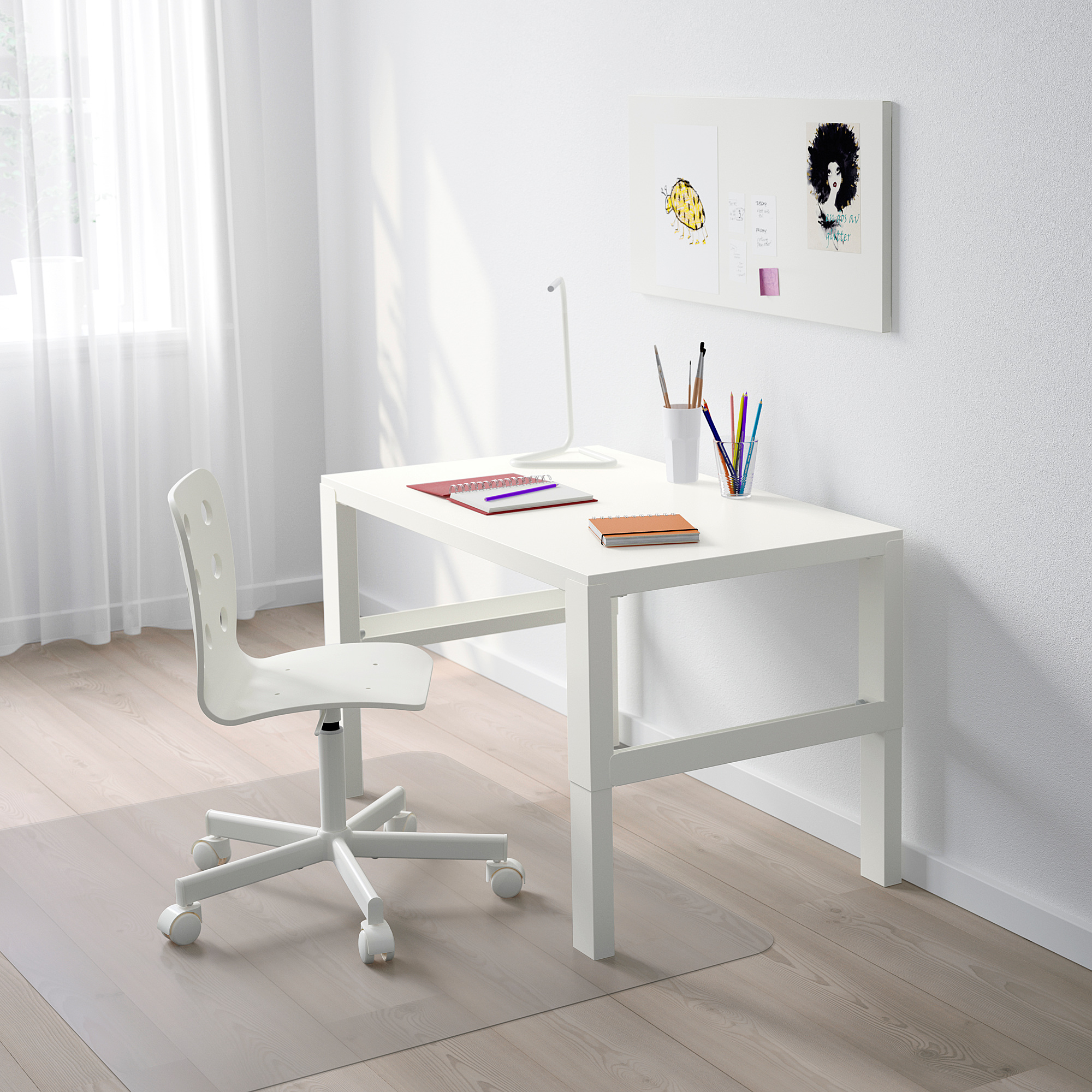 ÖRFJÄLL Child's Desk Chair, White/Vissle Blue/green IKEA, 47% OFF