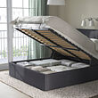 IDANÄS upholstered ottoman bed
