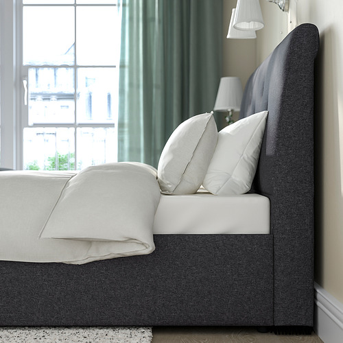 IDANÄS upholstered ottoman bed