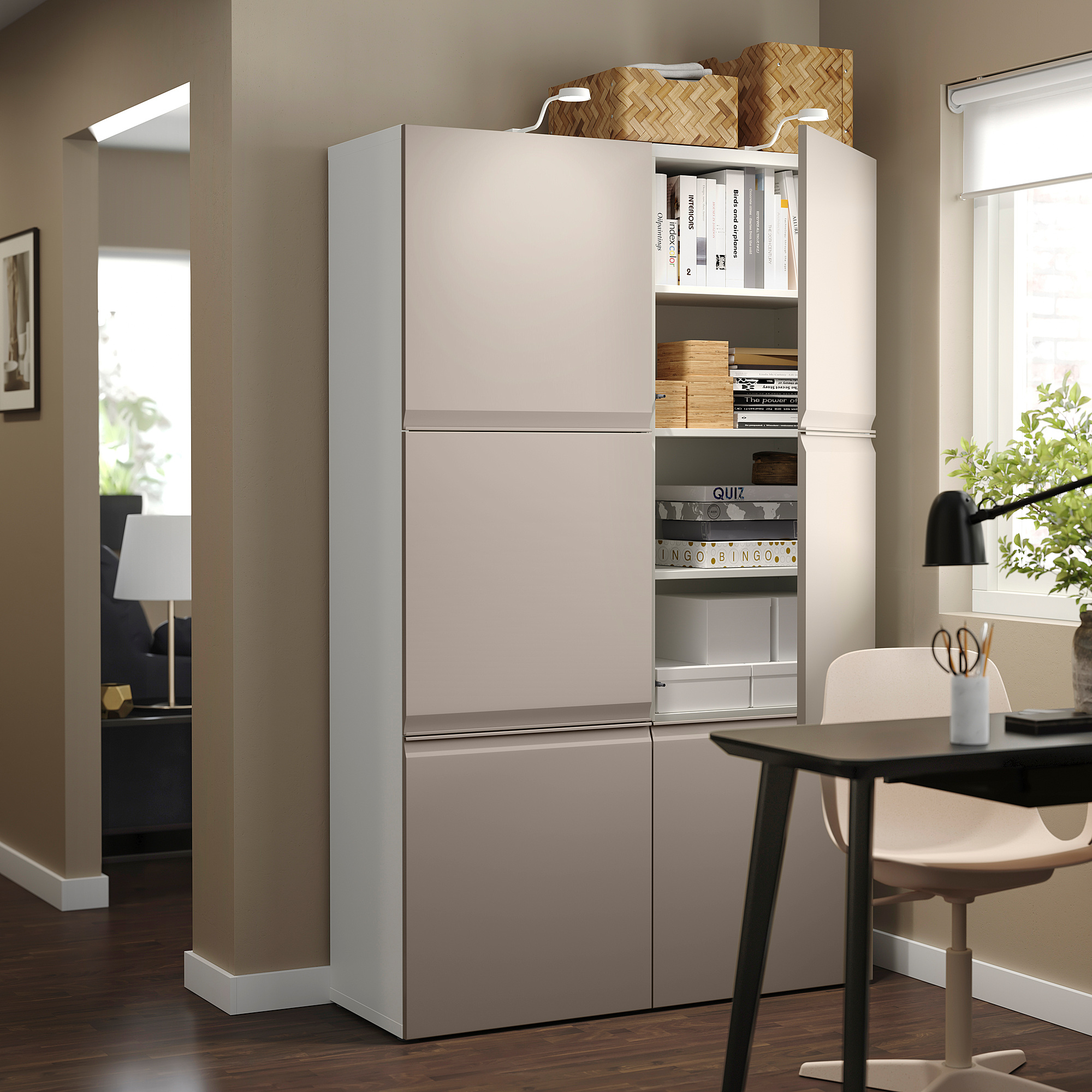 BESTÅ storage combination with doors