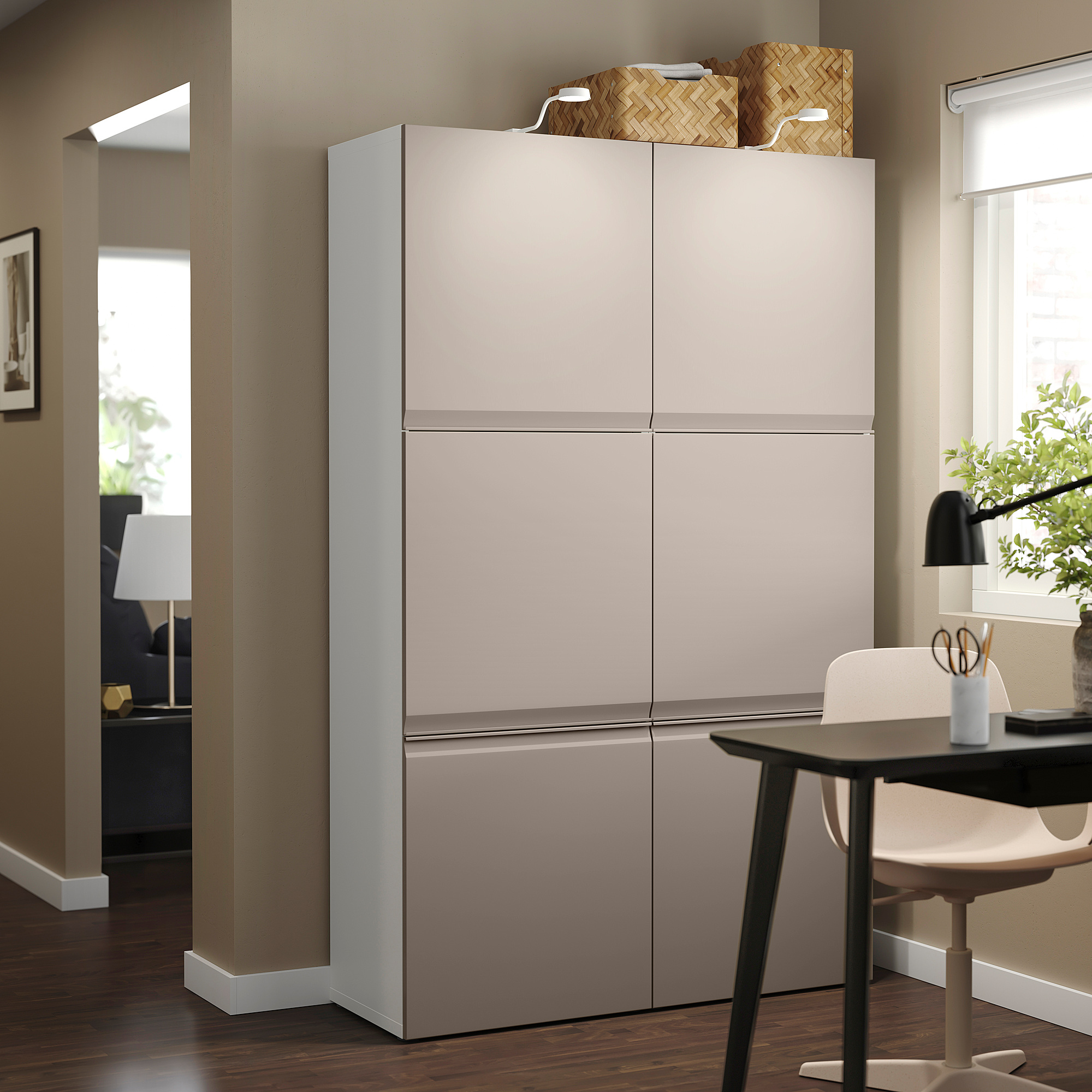BESTÅ storage combination with doors