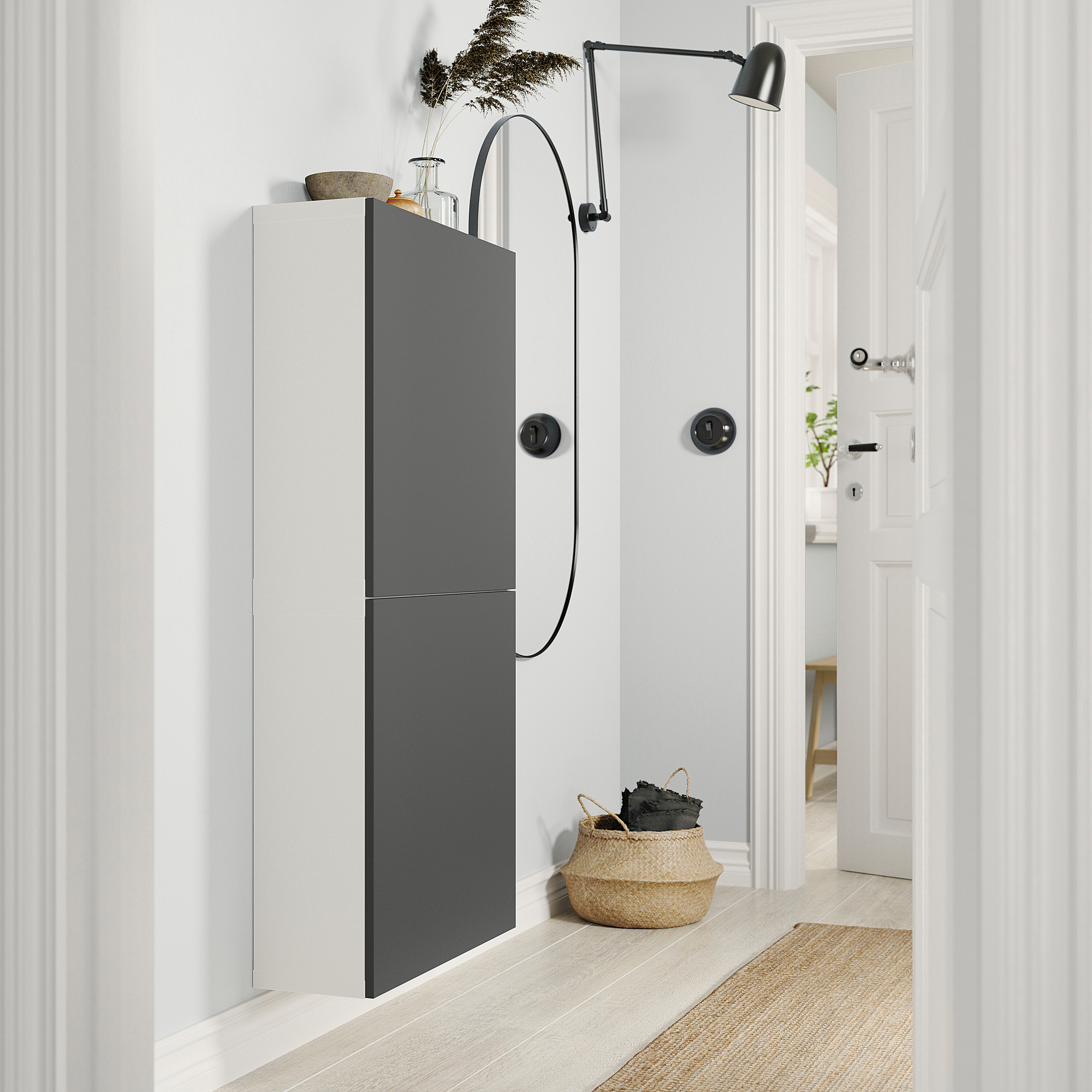 BESTÅ wall cabinet with 2 doors