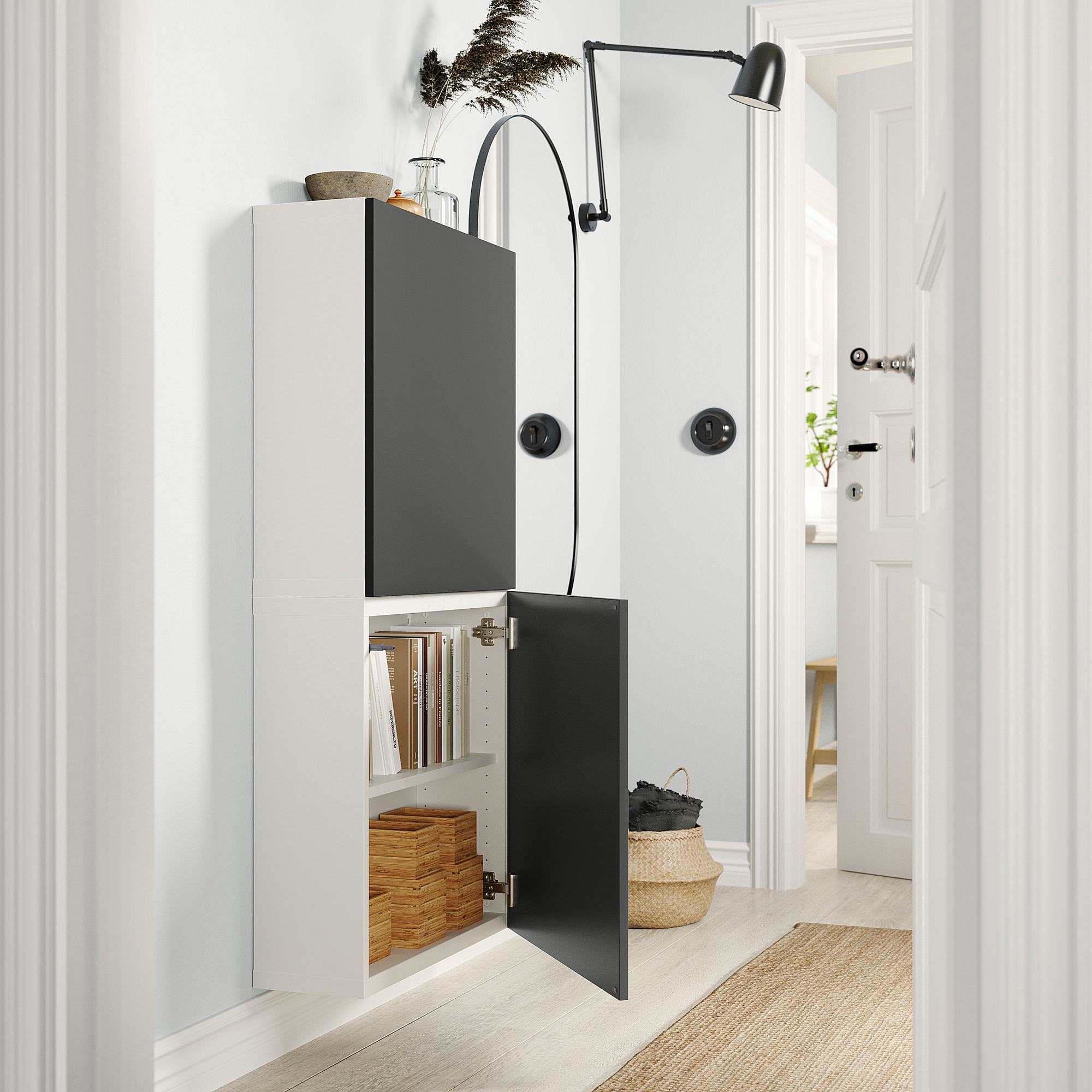 BESTÅ wall cabinet with 2 doors