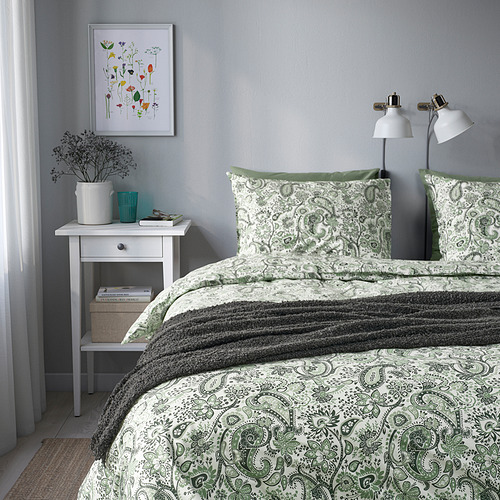 RODGERSIA duvet cover and 2 pillowcases