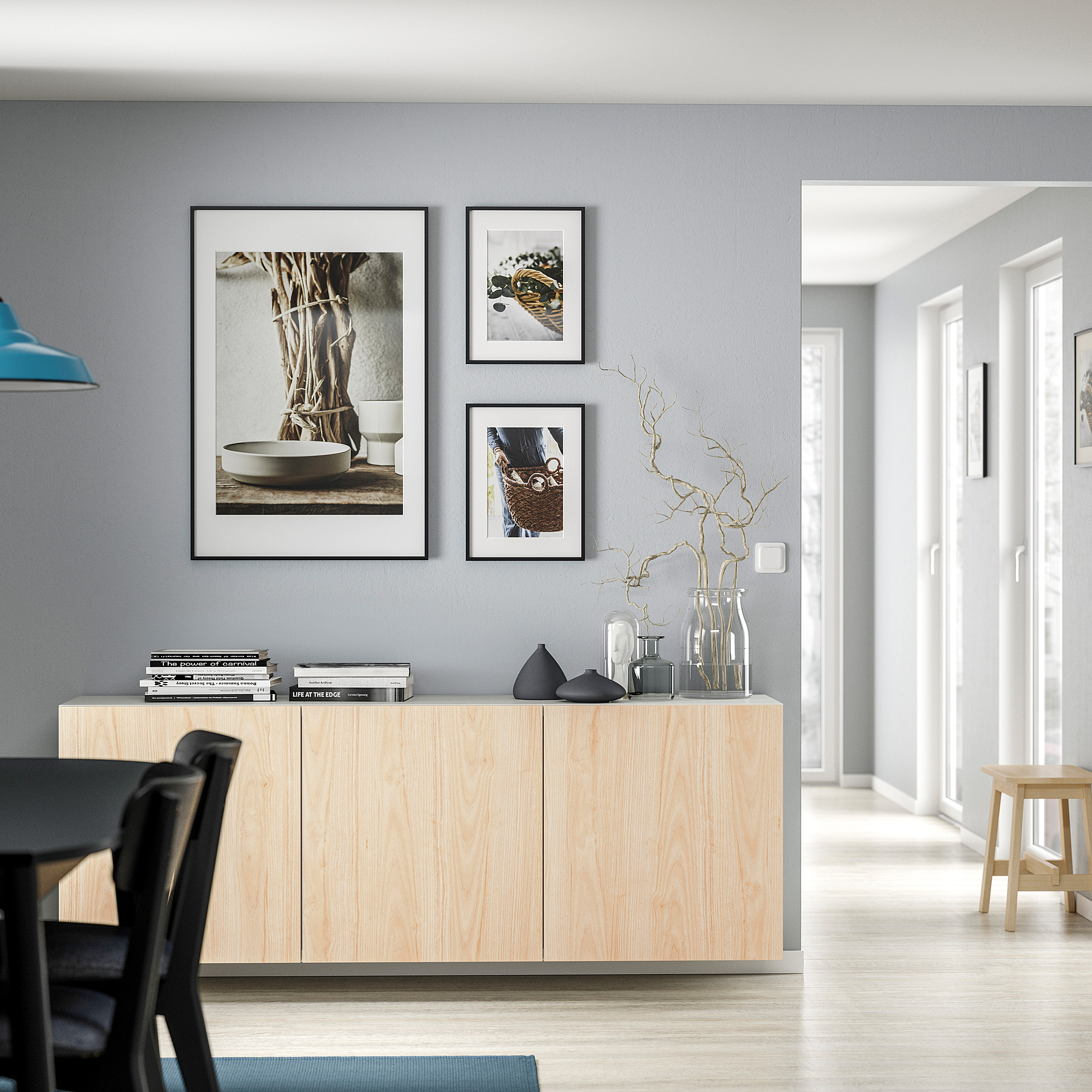 BESTÅ wall-mounted cabinet combination