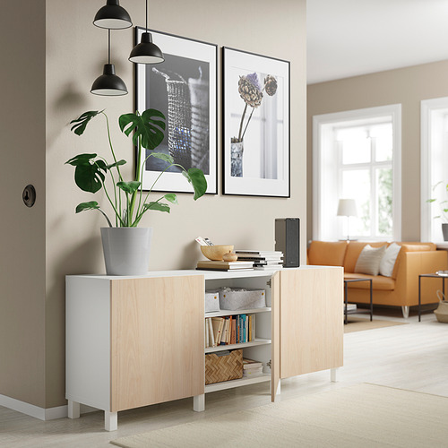 BESTÅ storage combination with doors