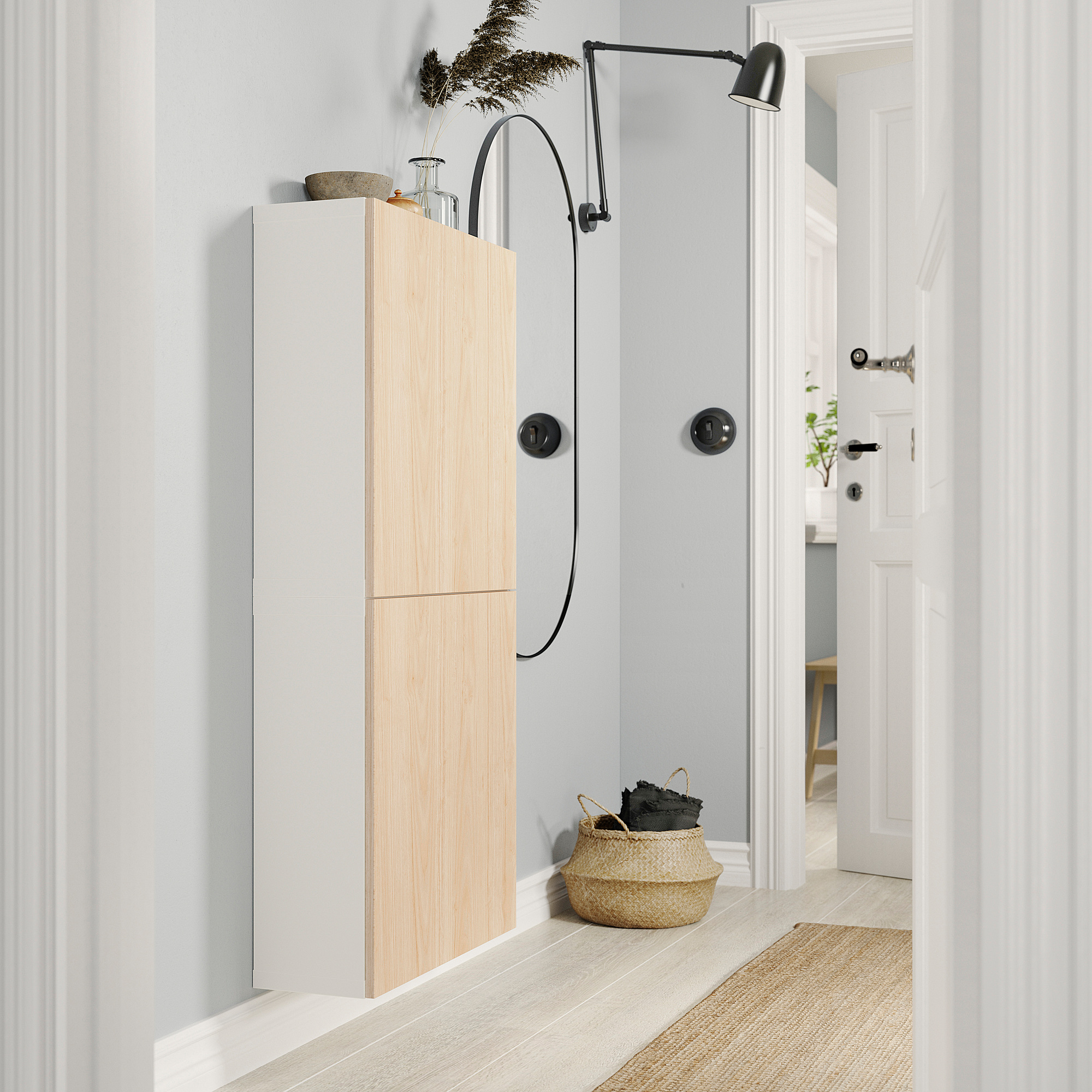 BESTÅ wall cabinet with 2 doors
