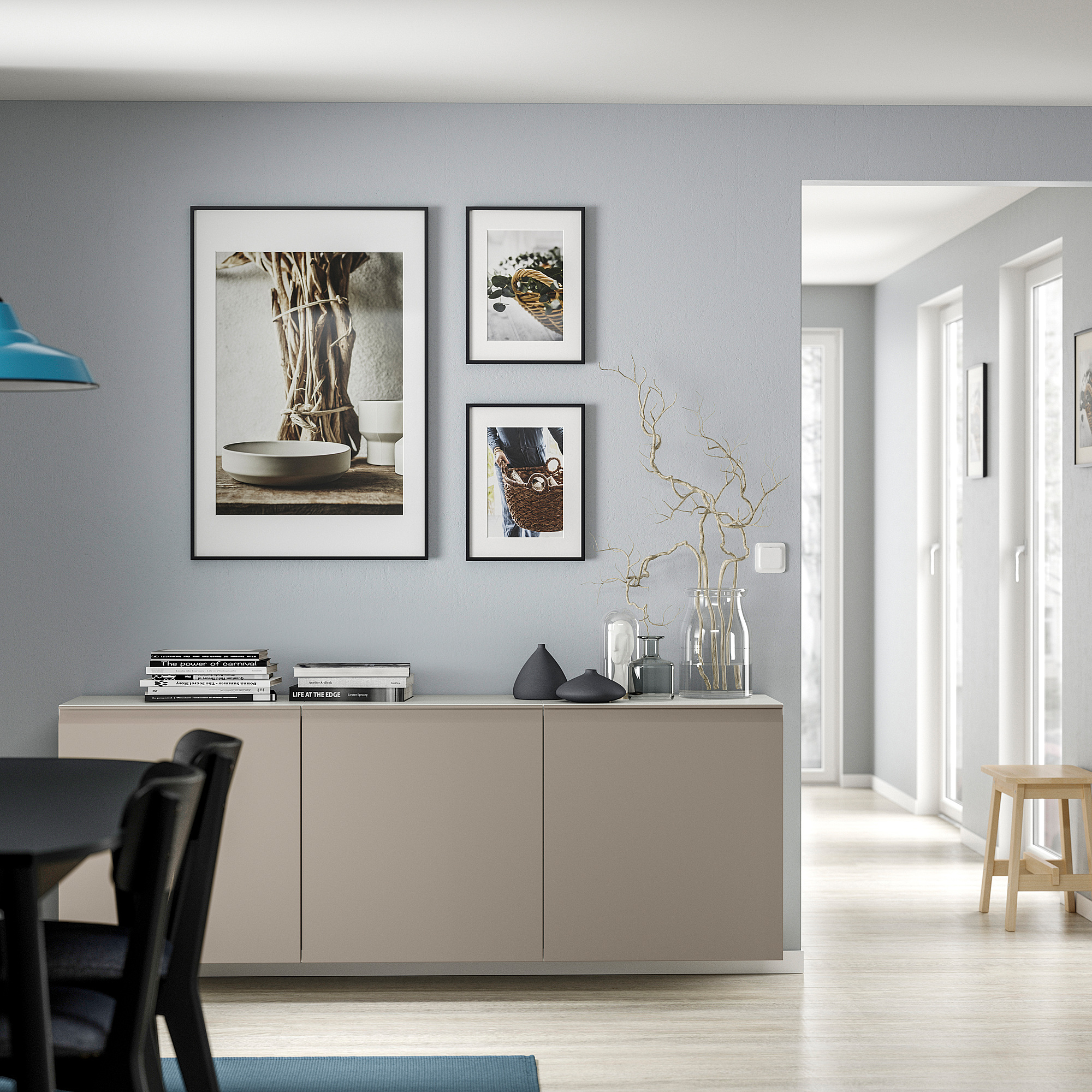 BESTÅ wall-mounted cabinet combination