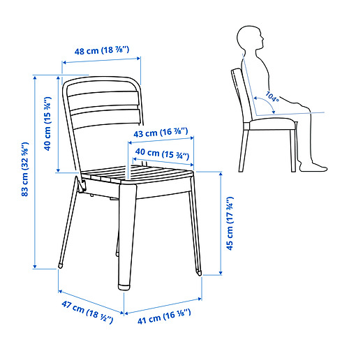 NORRMANSÖ chair, outdoor