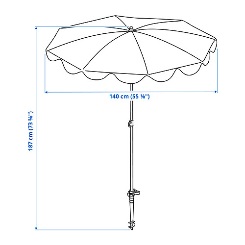 STRANDÖN parasol