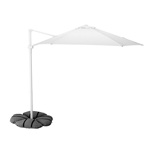 IGGÖN/HÖGÖN parasol, hanging with base