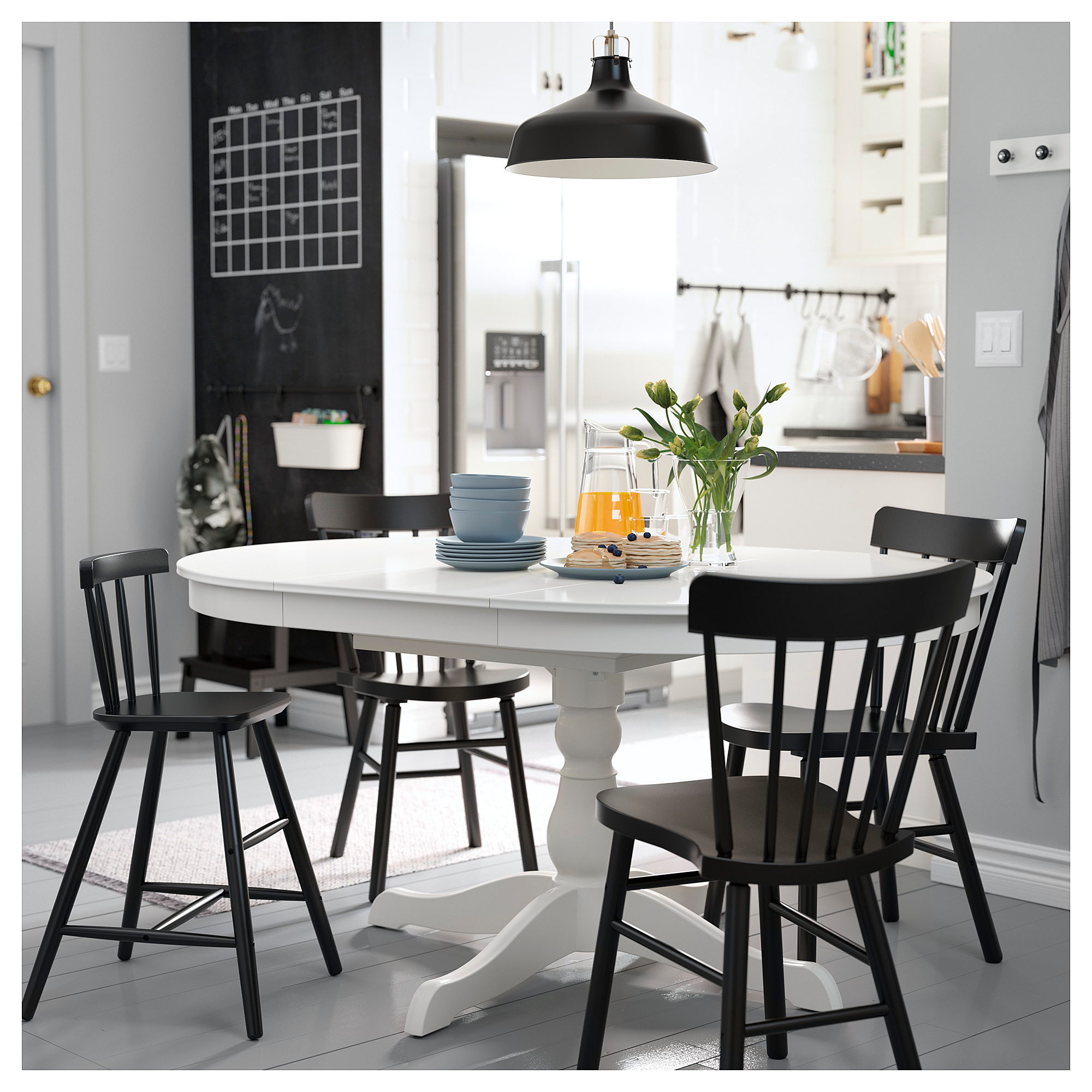 Ingatorp Extendable Table White Ikea Hong Kong