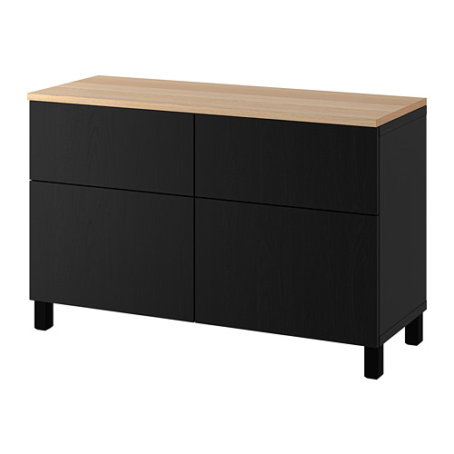 BESTÅ storage combination w doors/drawers