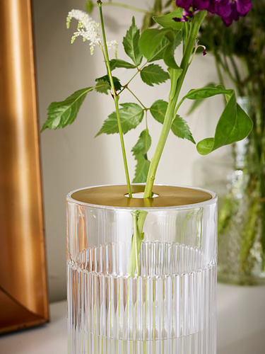 GRADVIS vase with metal insert