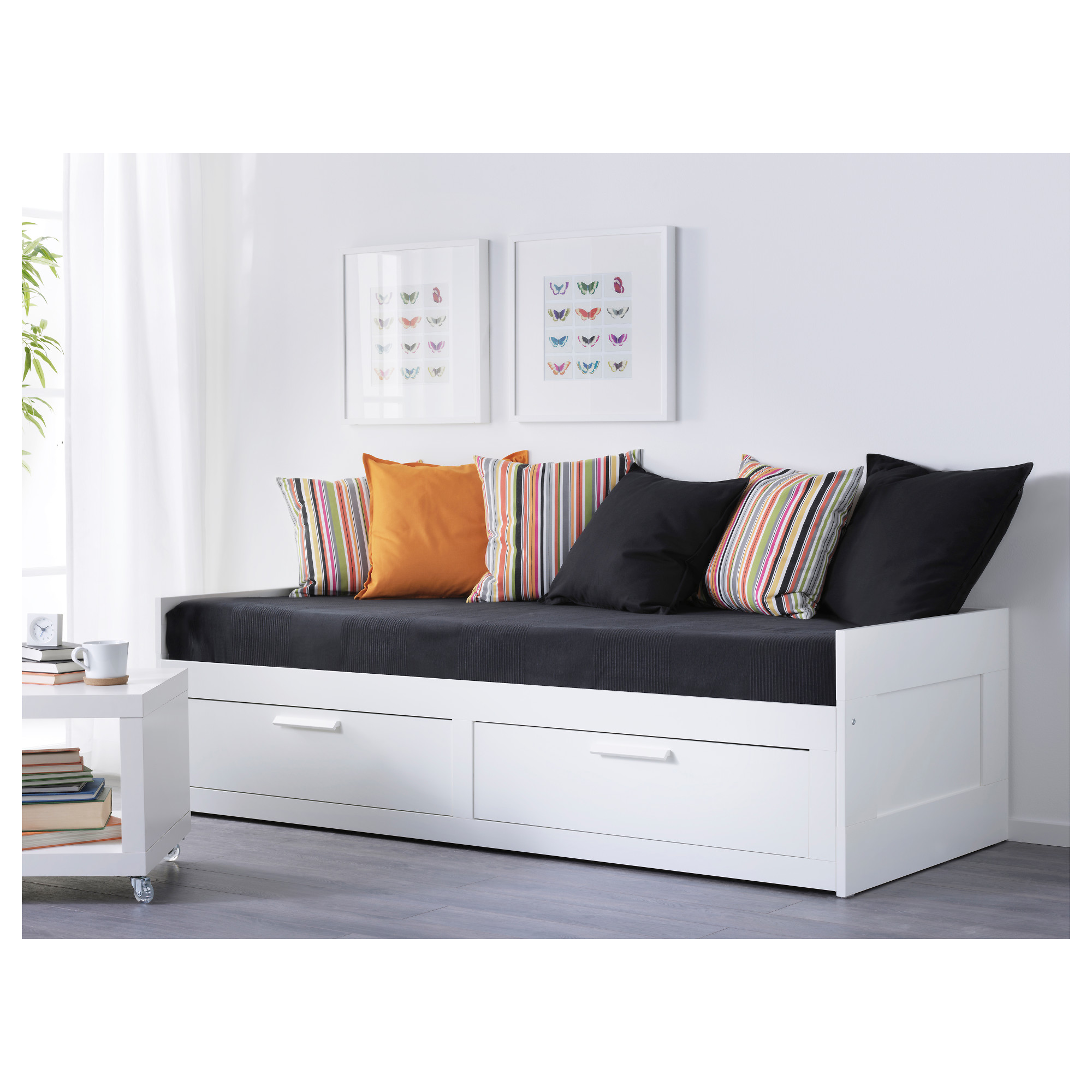 BRIMNES - Day-bed Frame With 2 Drawers, White IKEA Hong Kong - BRIMNES - Day-bed Frame With 2 Drawers, White IKEA Hong Kong