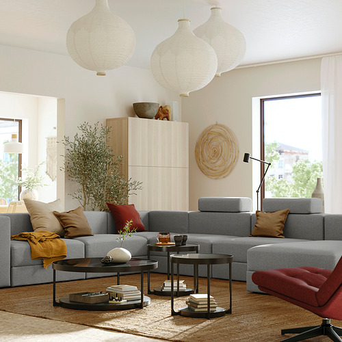 JÄTTEBO u-shaped sofa, 7-seat