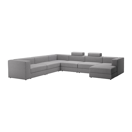 JÄTTEBO u-shaped sofa, 7-seat