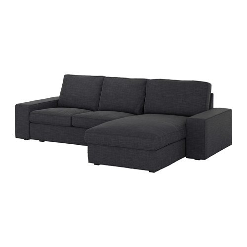 KIVIK 3-seat sofa with chaise longue