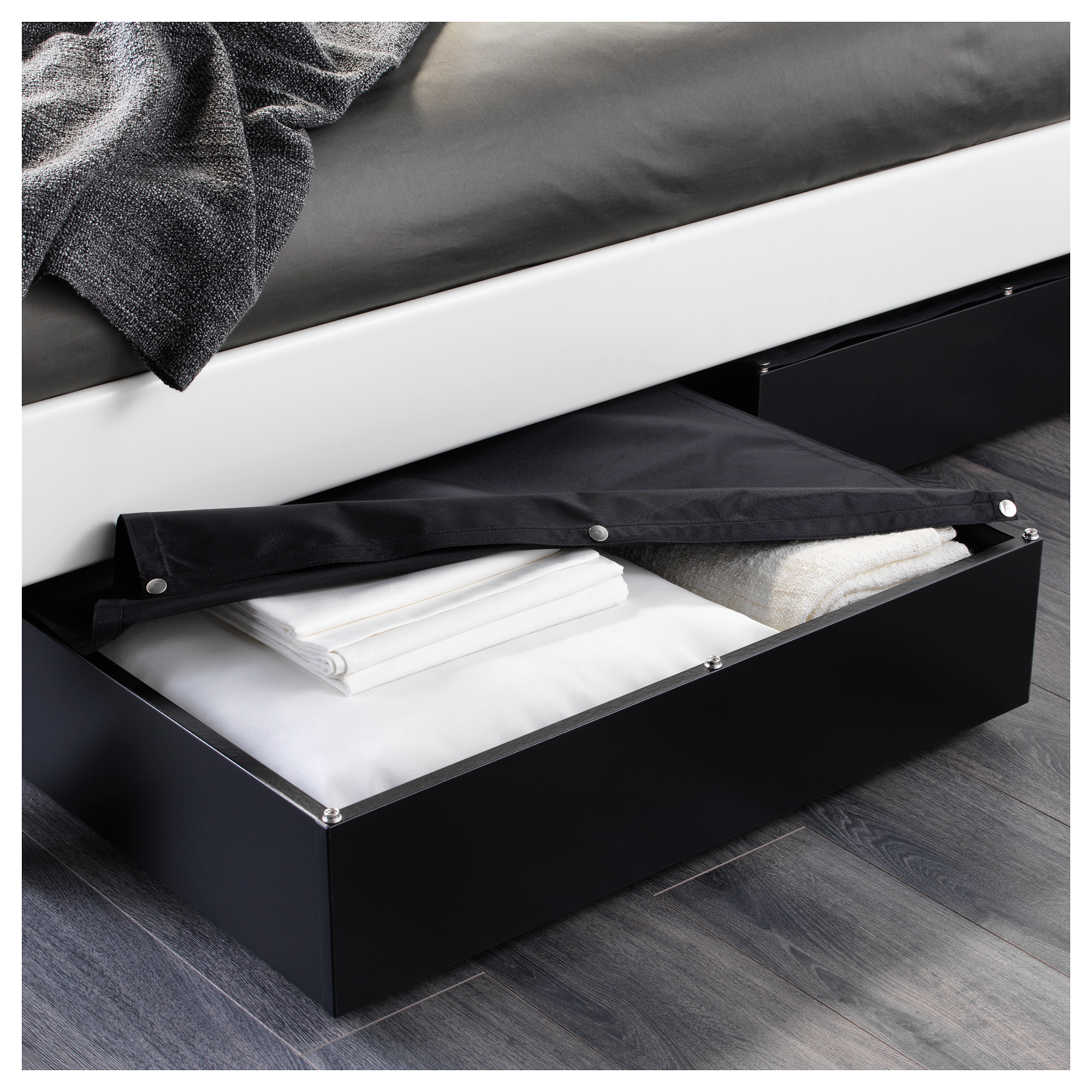 Vardo Bed Storage Box Black Ikea Hong Kong