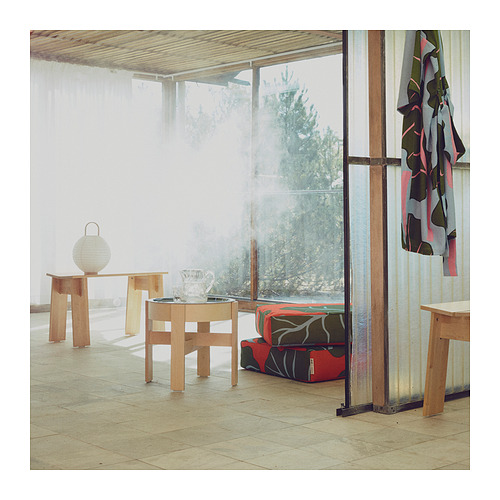 BASTUA bench, 74x34x46 cm, solid birch