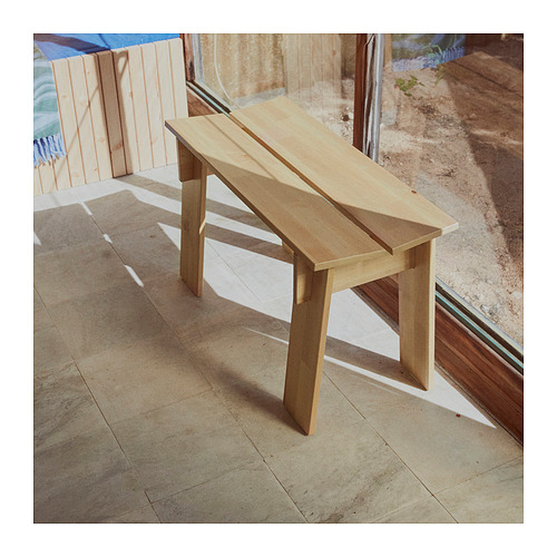 BASTUA bench, 74x34x46 cm, solid birch