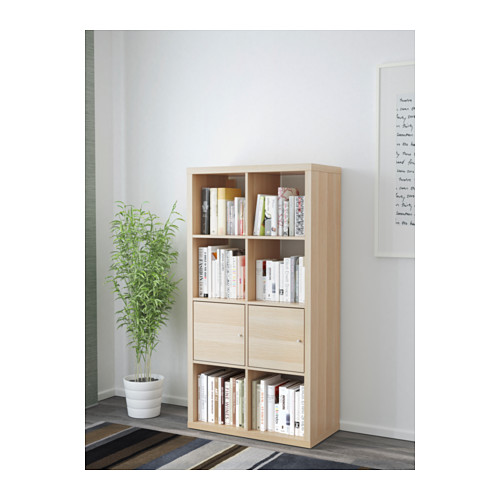 KALLAX shelving unit with doors